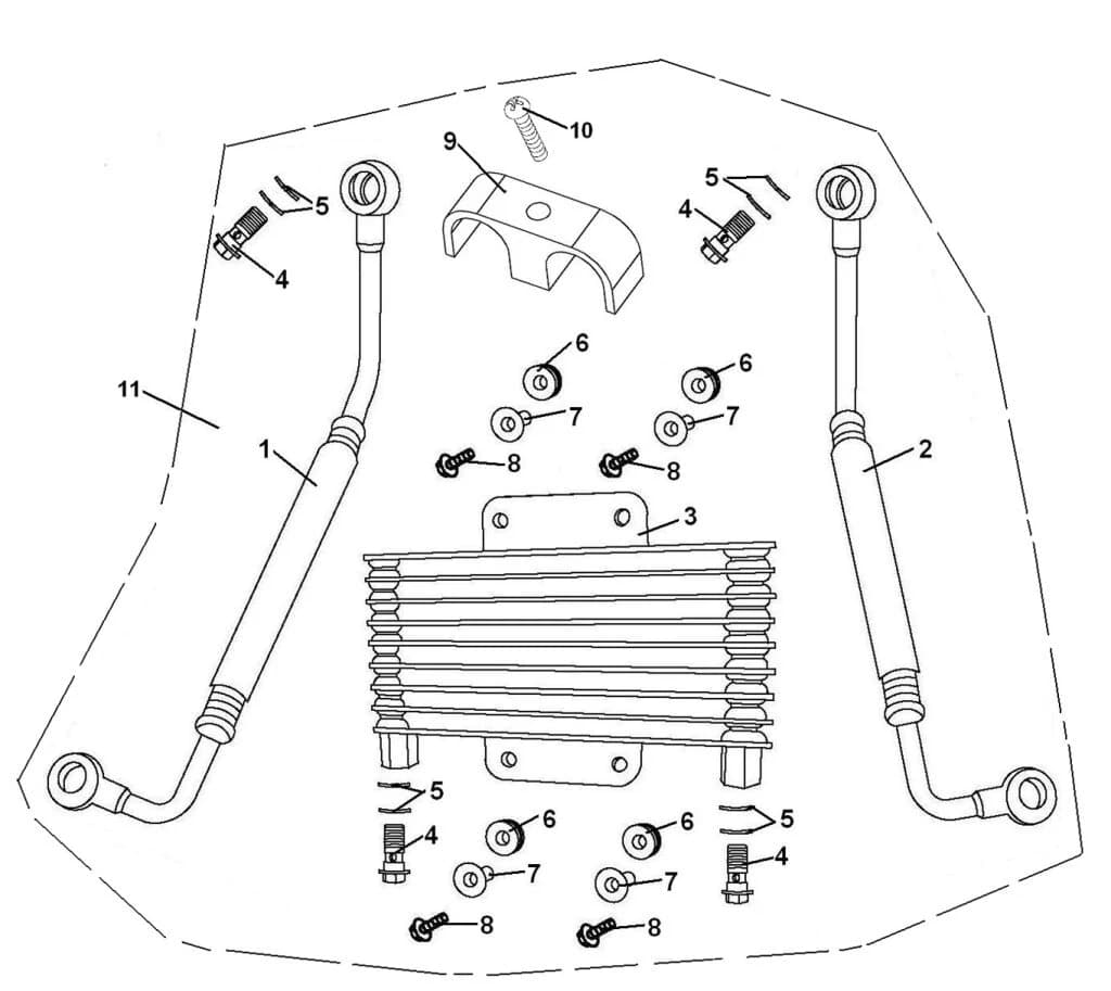 CLAMP,OIL HOSE