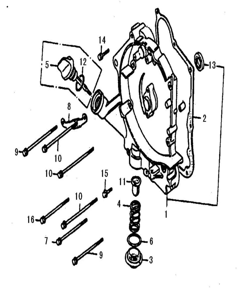 BOLT FLANGE 6X105 ATV200-D T3b