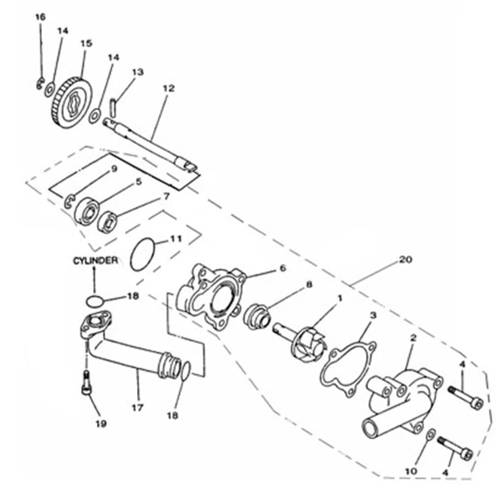 CIRCLIP 9 of ATV300-D EFI T3b
