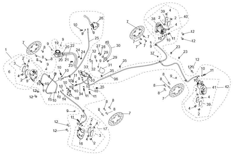 BRAKE ASSY(EU,FOUR)