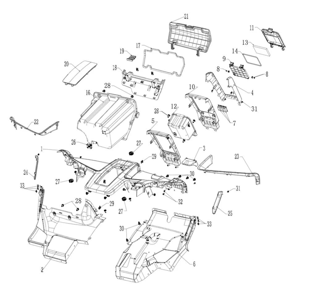 BOX COVER PIN