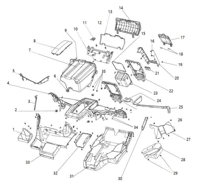 DRIVE SHAFT WIND DEFLECTOR