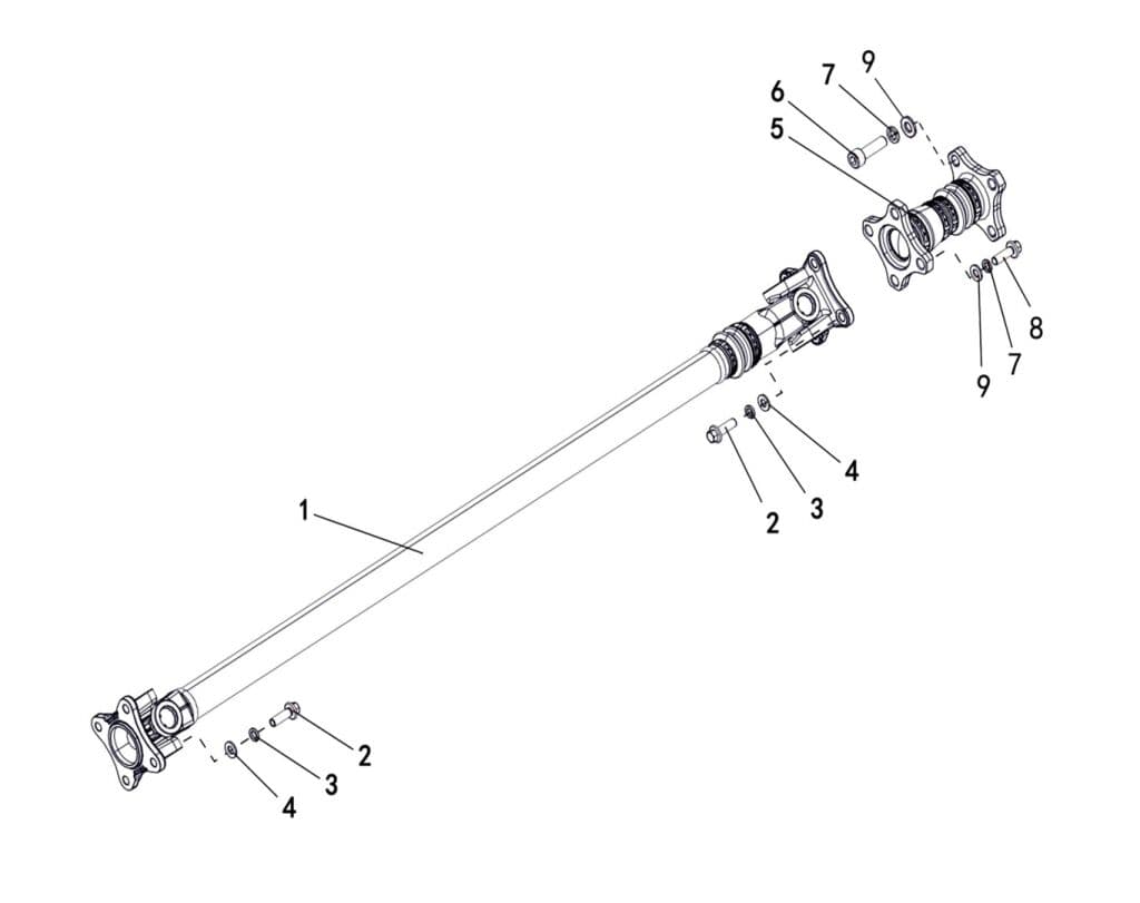 FRONT AND REAR KNUCKLE ASSY