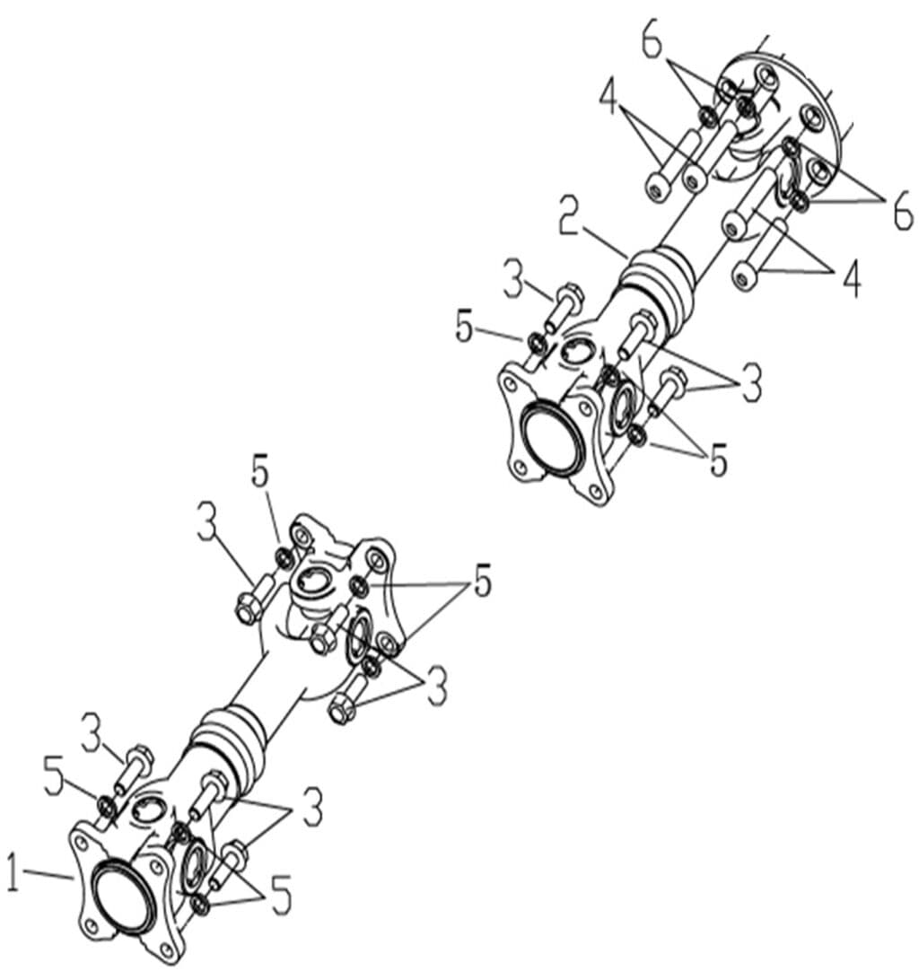 FRONT AND REAR KNUCKLE ASSY