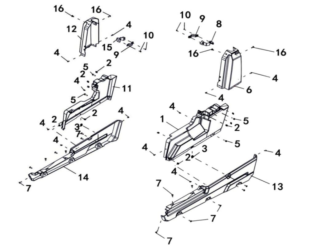 FENDER (FOR LH100DU)
