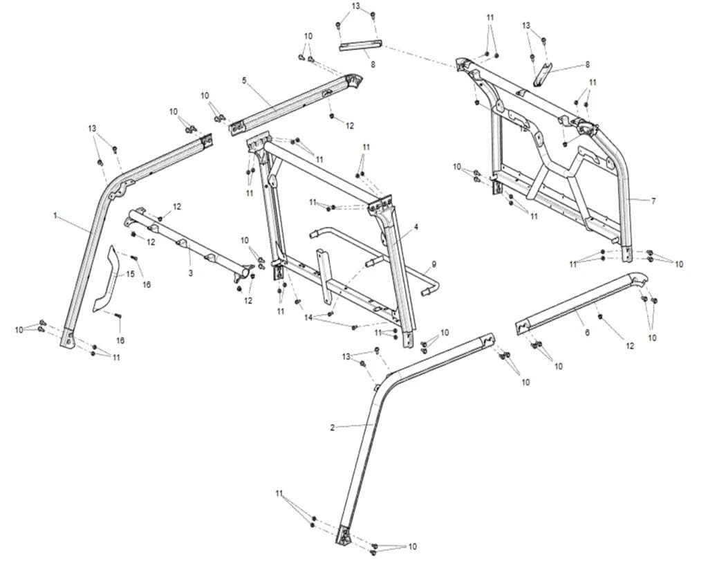 A-PILLAR CONNECTION ASSY(BLACK)