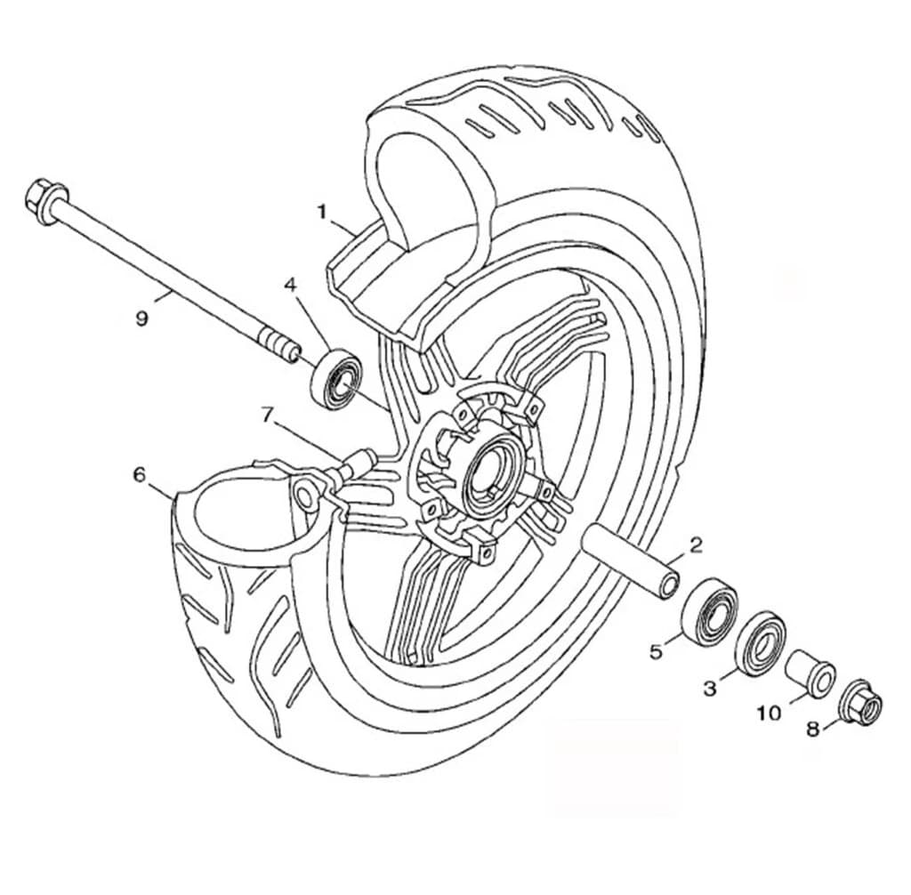 AXLE, WHEEL
