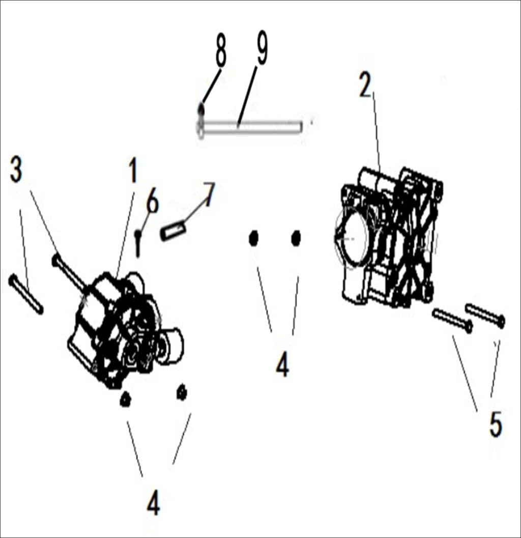 FRONT AND REAR GEAR-BOX