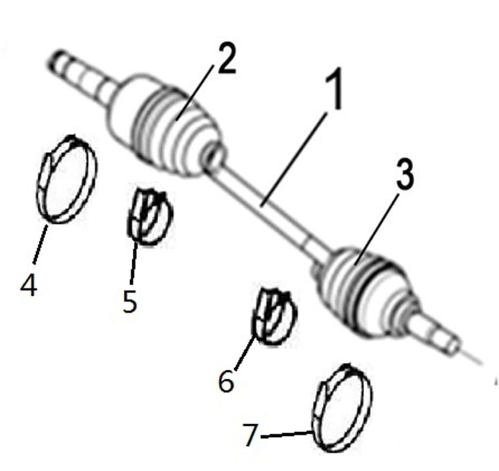 REAR RIGHT DRIVE AXLE(XL)