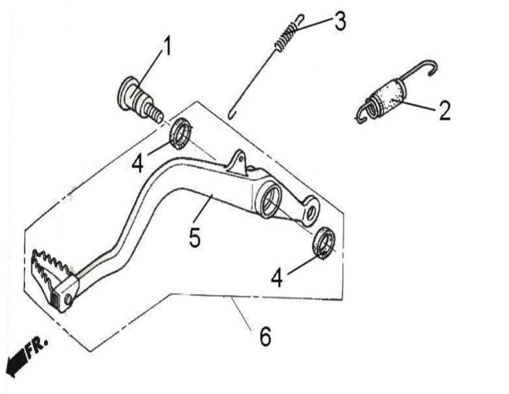 PEDAL, BRAKE