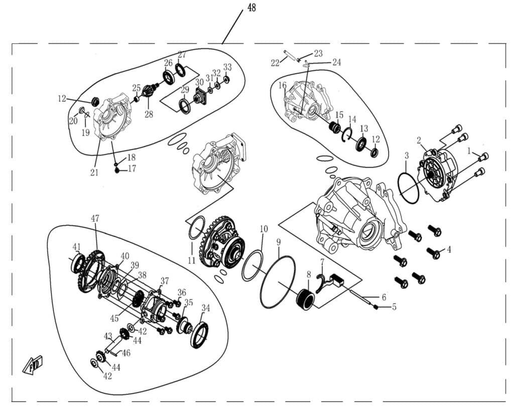 FRONT GEAR-BOX