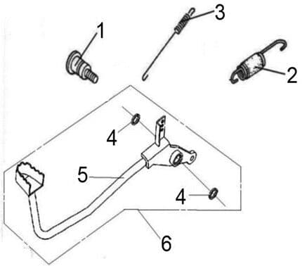 PEDAL, BRAKE