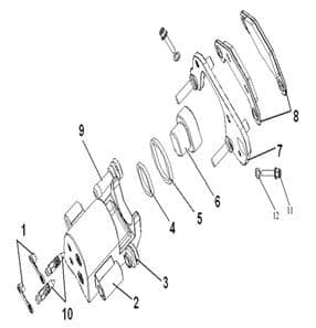 BRAKE CALIPER,L.RR 0F EUROPE BRAKING SYSTEM