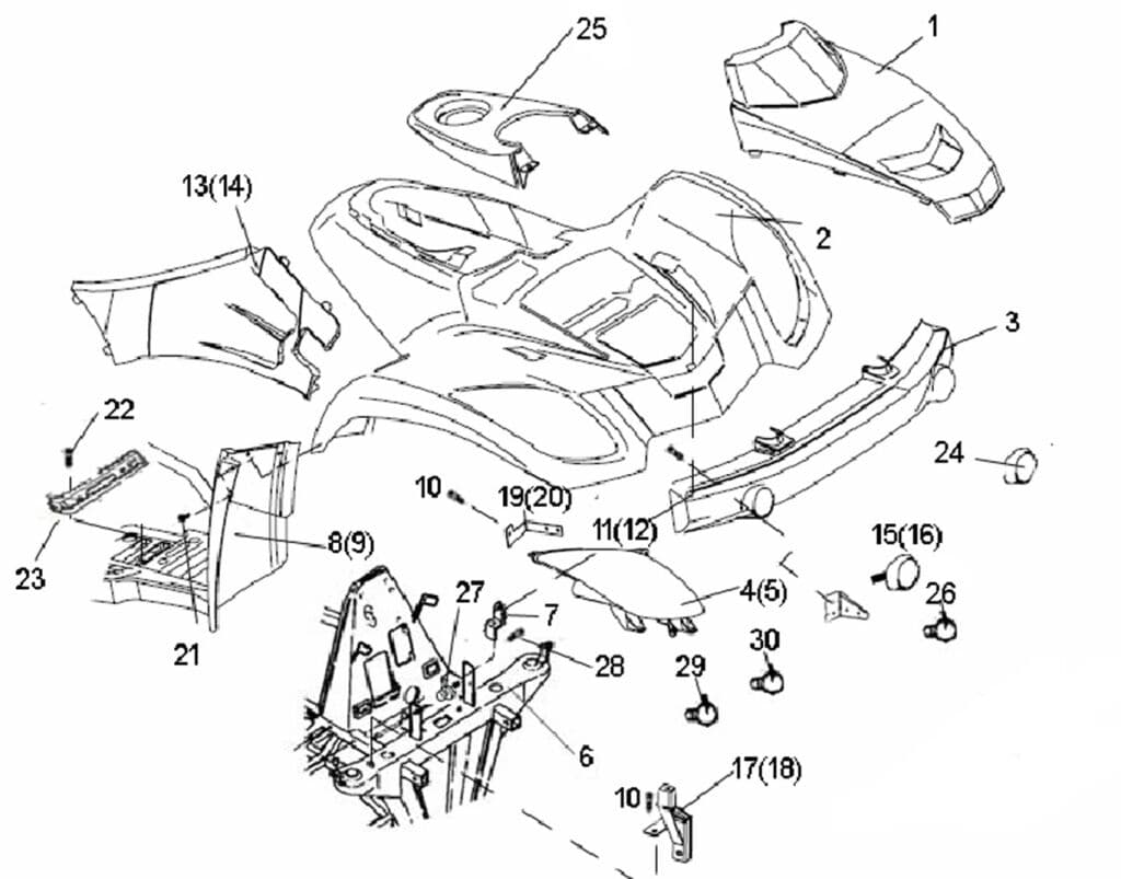 FRONT BODY&FRAME