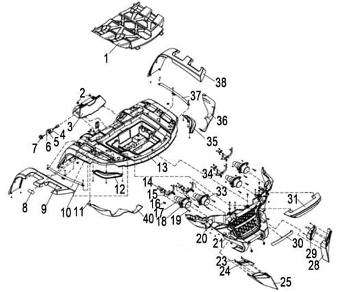 FRONT BODY AND FRAME