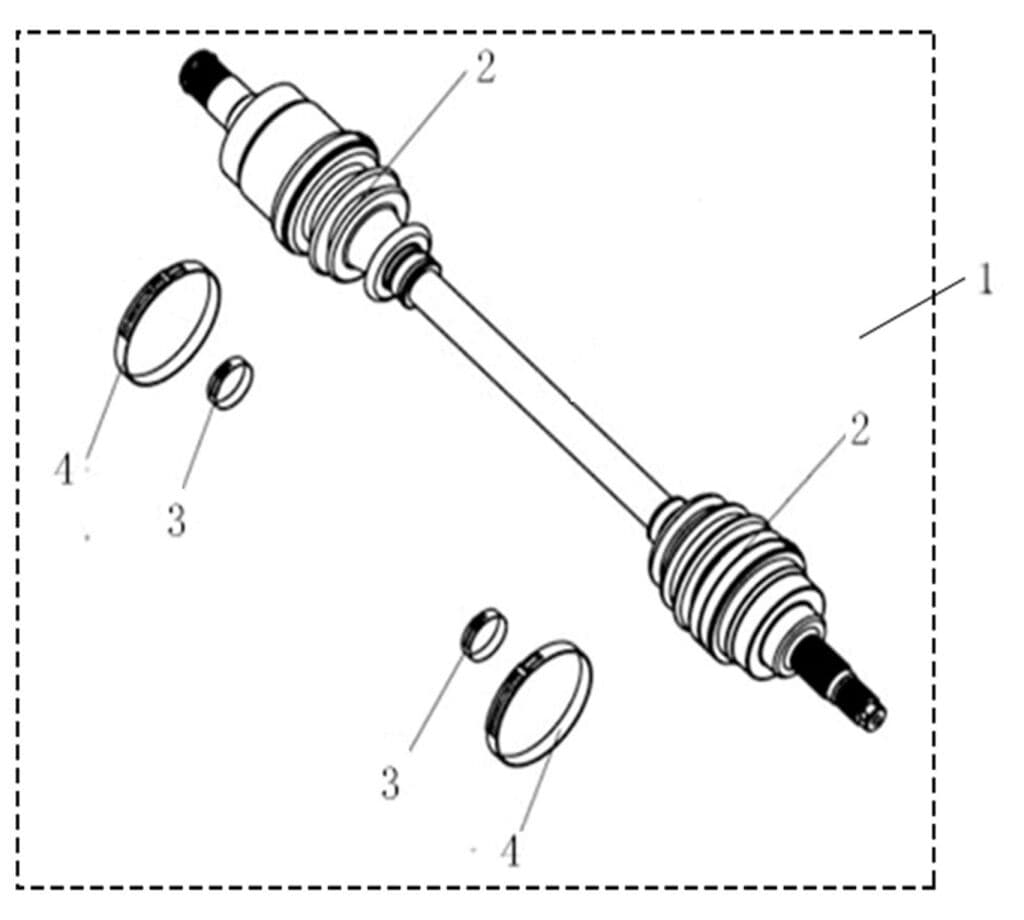 FRONT RIGHT DRIVE AXLE