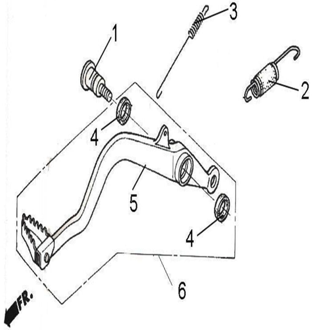 PEDAL, BRAKE