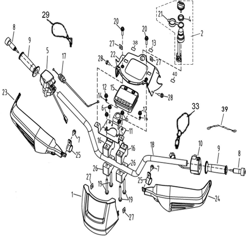 HANDLEBAR (T3 EFI)