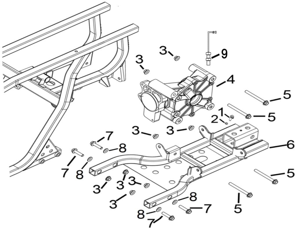 REAR GEAR-BOX BRACKET