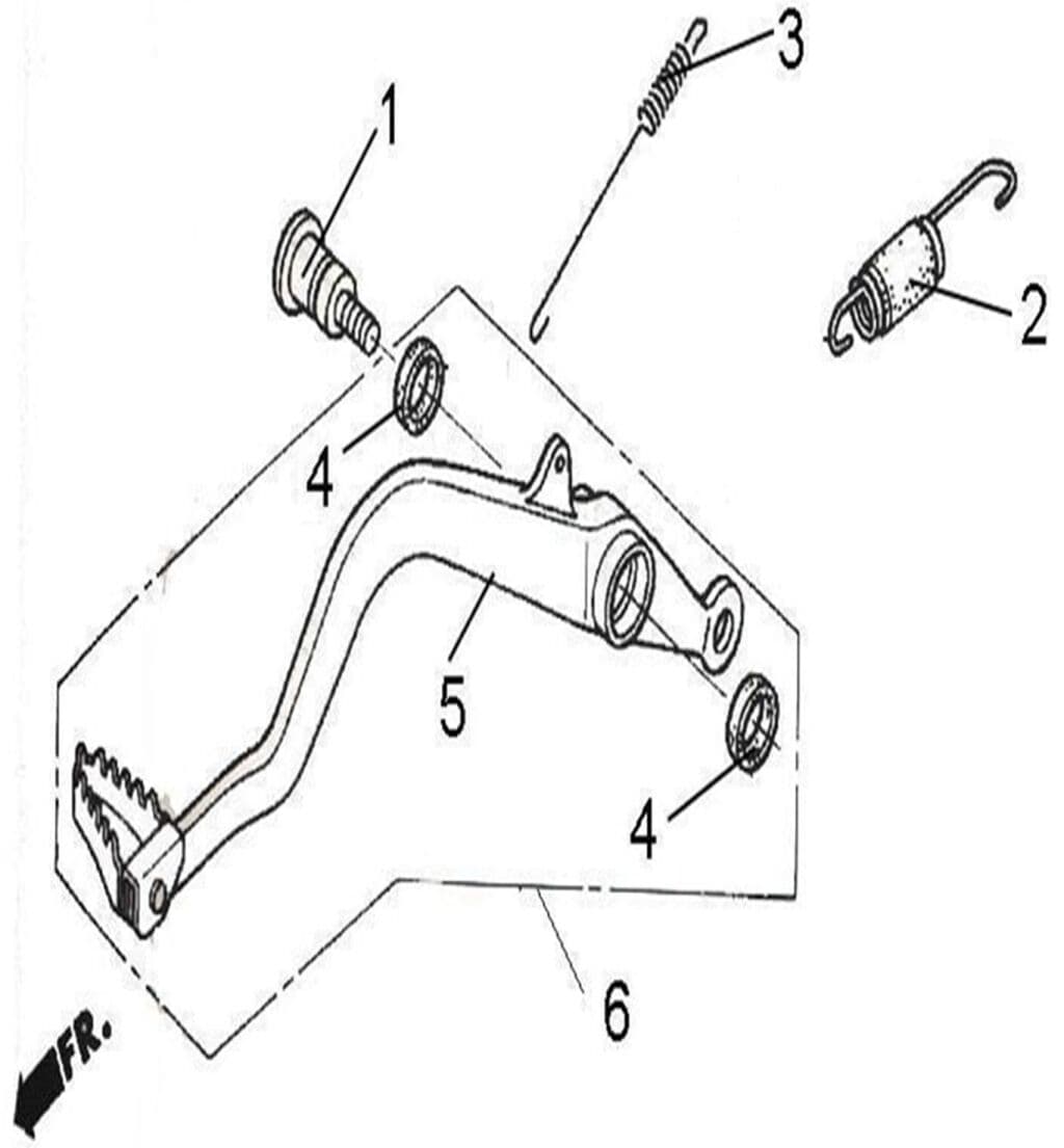 PEDAL, BRAKE