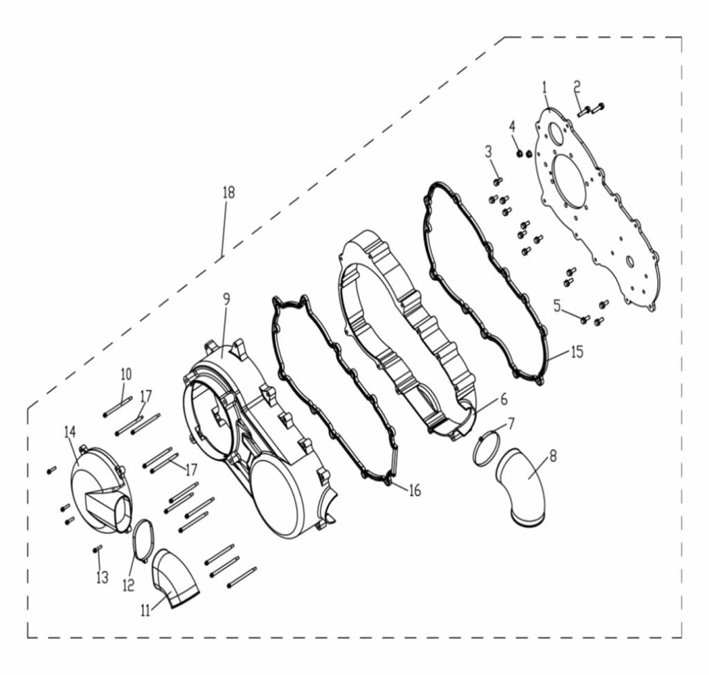 CVT COVER ASSY Ver.24