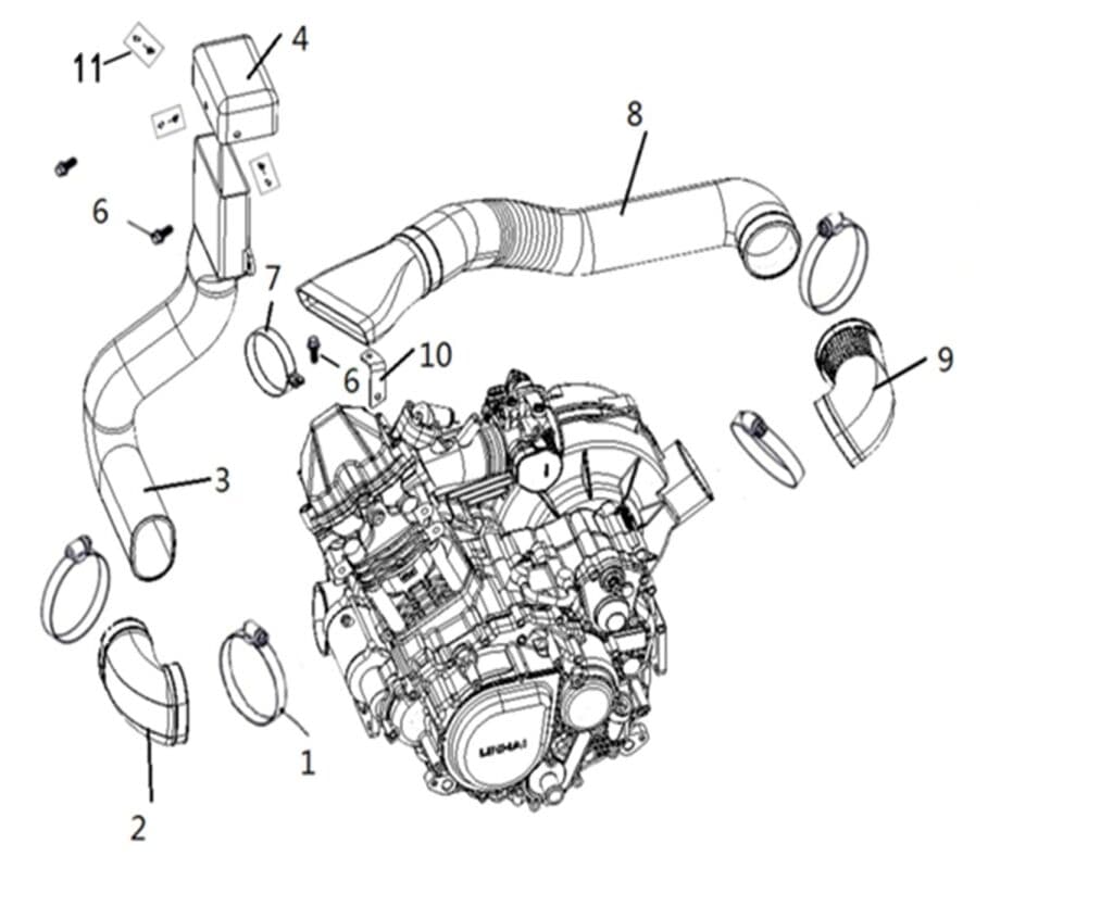 CVT AIR SHROUD