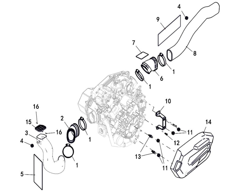 CVT AIR SHROUD