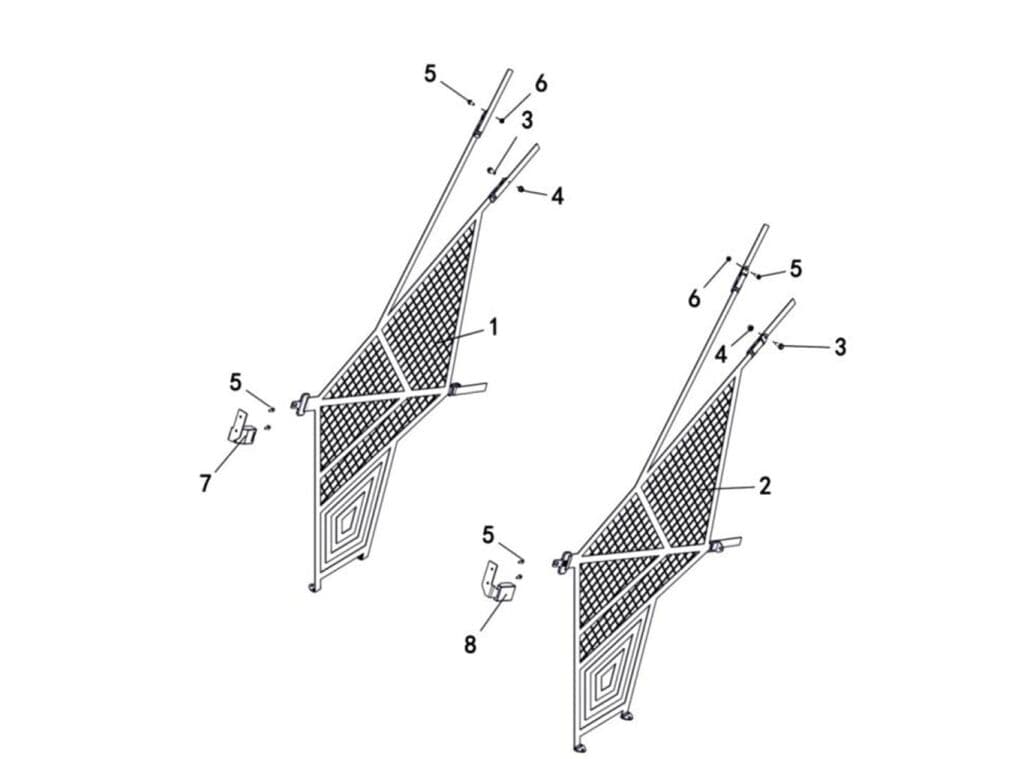 BODY, SIDE NETS