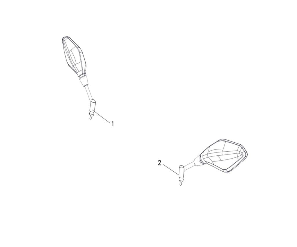 REAR VIEW MIRROR ASSY
