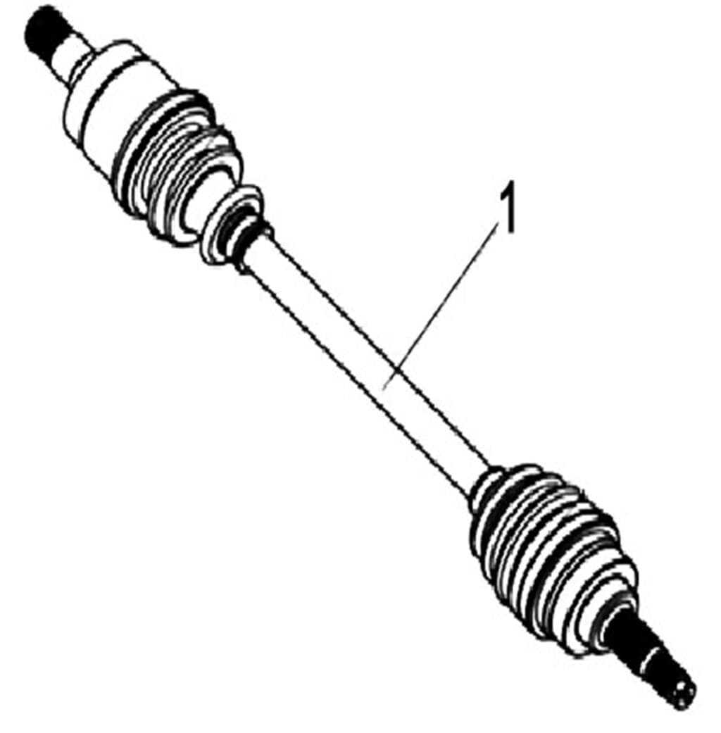 FRONT LEFT DRIVE AXLE (FOR 4WD)